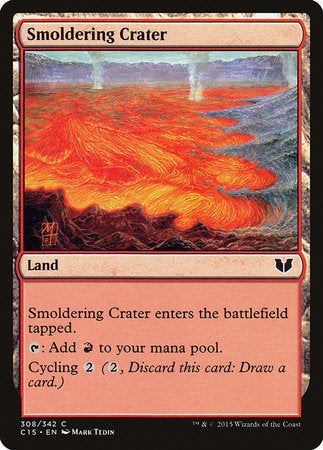 Smoldering Crater [Commander 2015] | Cards and Coasters CA