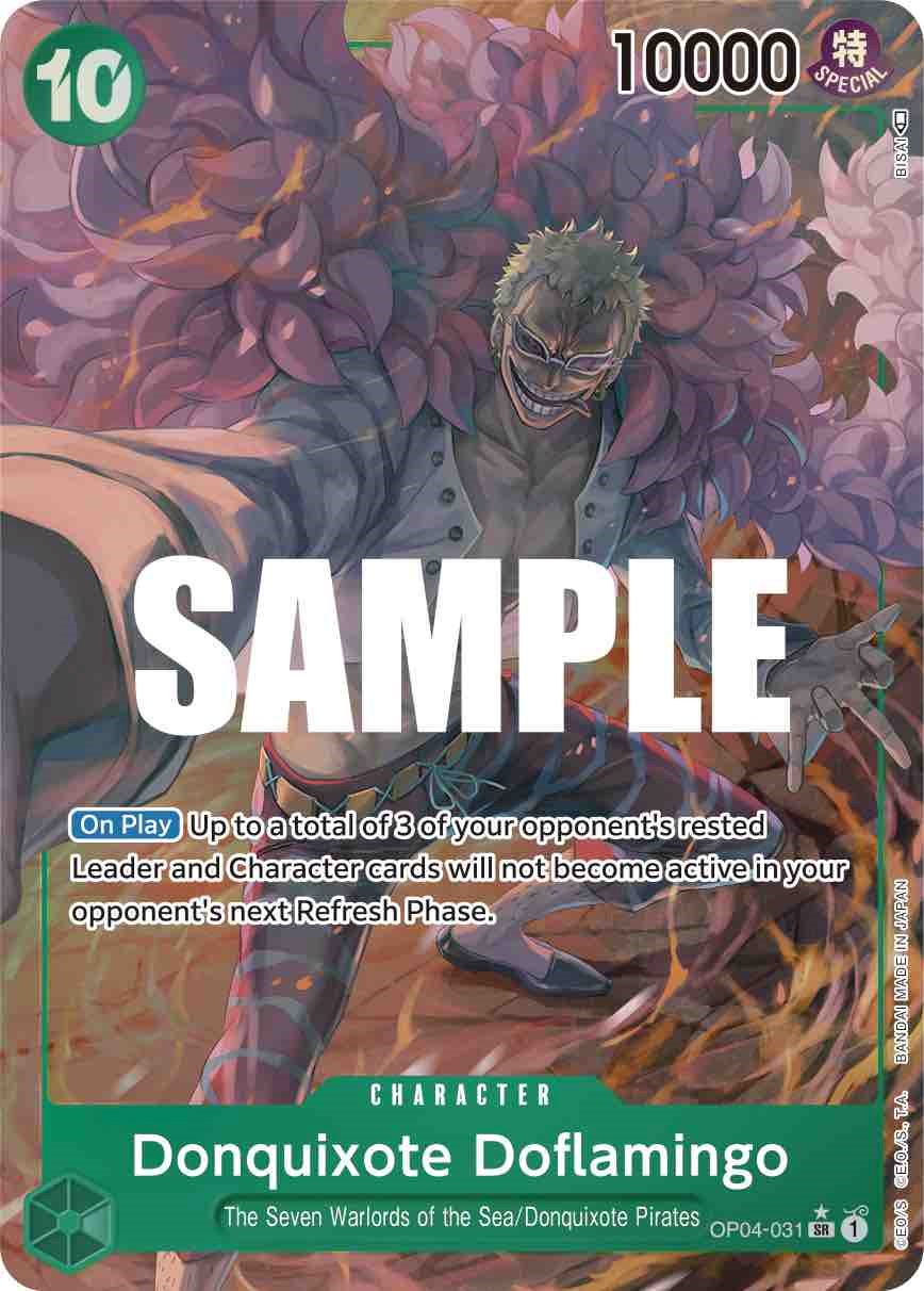 Donquixote Doflamingo (Alternate Art) [Kingdoms of Intrigue] | Cards and Coasters CA