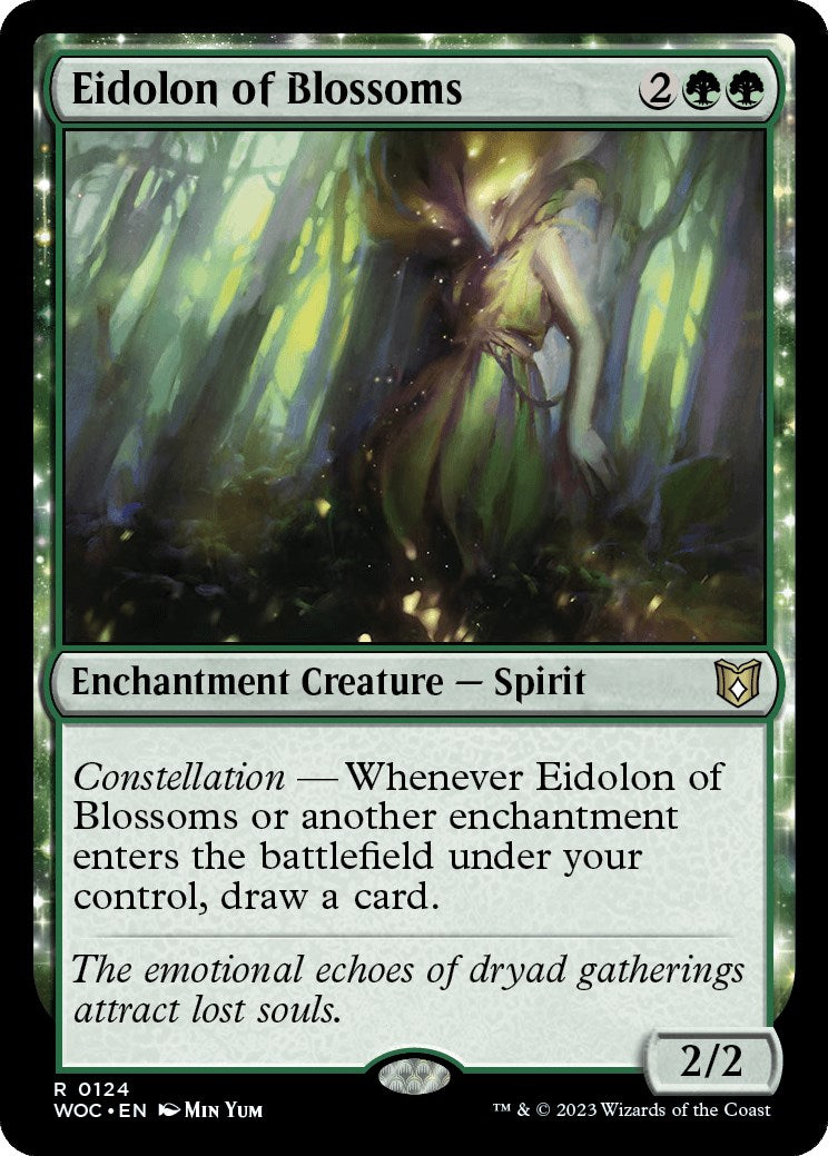 Eidolon of Blossoms [Wilds of Eldraine Commander] | Cards and Coasters CA