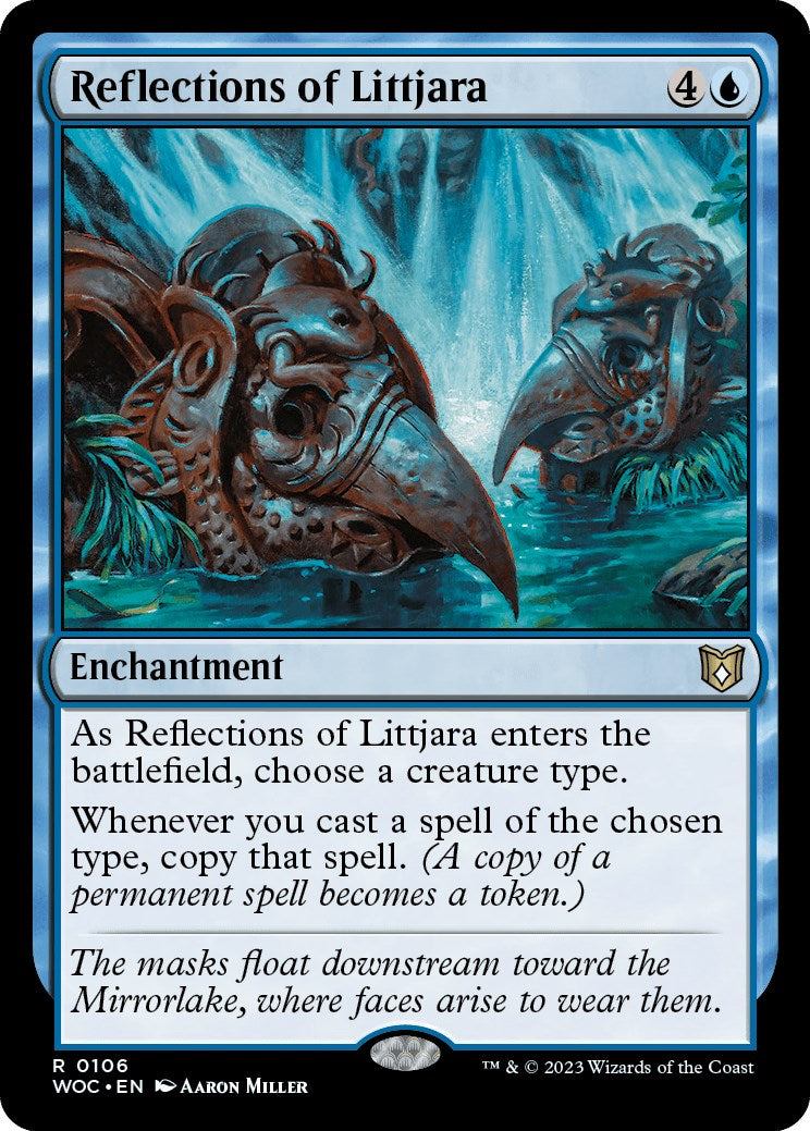 Reflections of Littjara [Wilds of Eldraine Commander] | Cards and Coasters CA