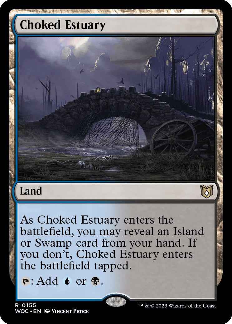 Choked Estuary [Wilds of Eldraine Commander] | Cards and Coasters CA