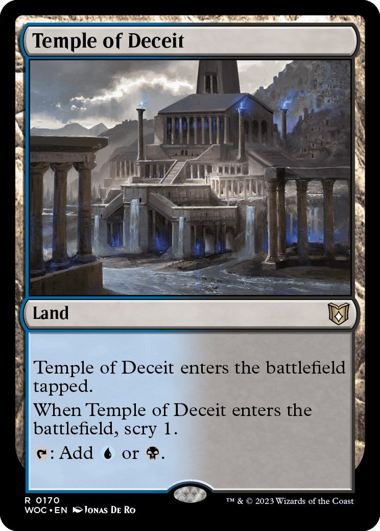 Temple of Deceit [Wilds of Eldraine Commander] | Cards and Coasters CA