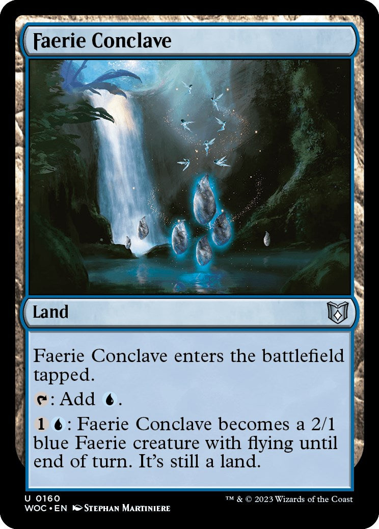 Faerie Conclave [Wilds of Eldraine Commander] | Cards and Coasters CA