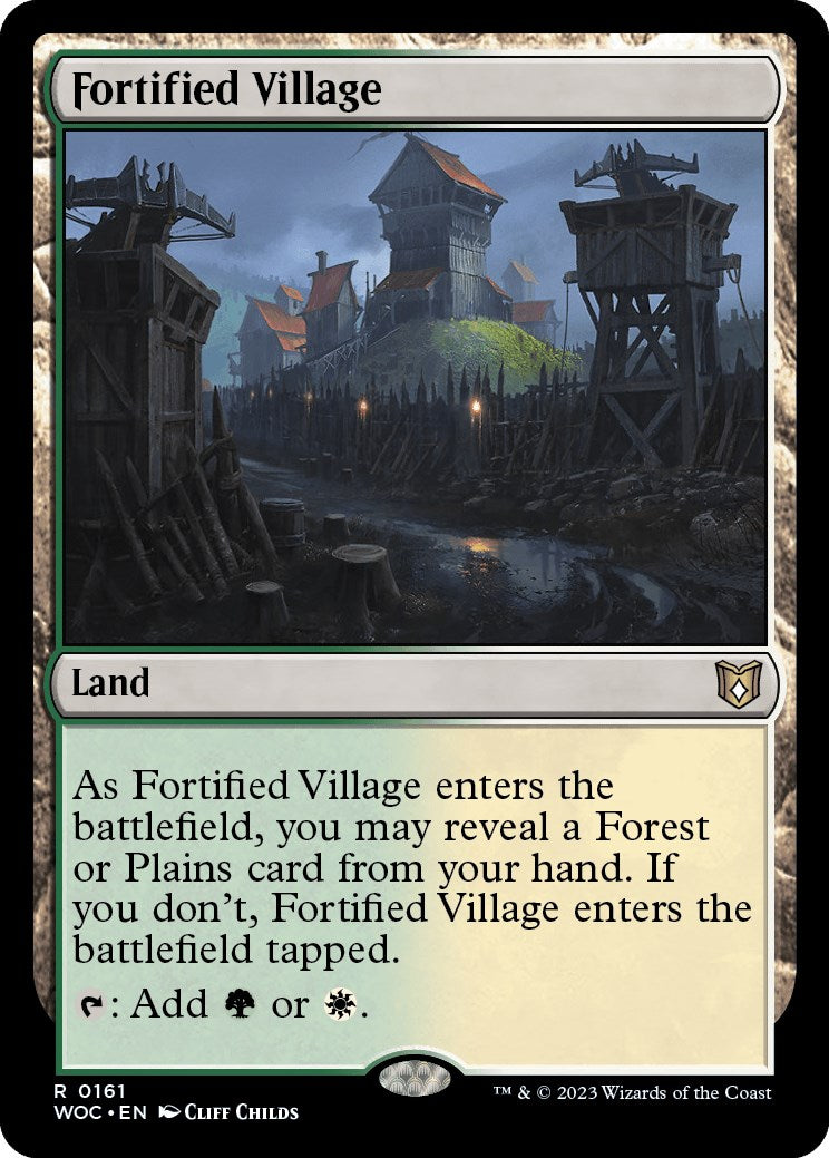 Fortified Village [Wilds of Eldraine Commander] | Cards and Coasters CA