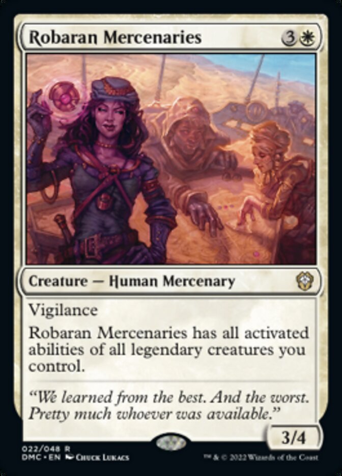 Robaran Mercenaries [Dominaria United Commander] | Cards and Coasters CA