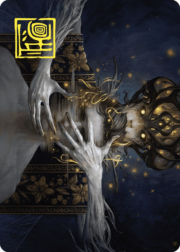 Ego Drain Art Card (Gold-Stamped Signature) [Wilds of Eldraine Art Series] | Cards and Coasters CA