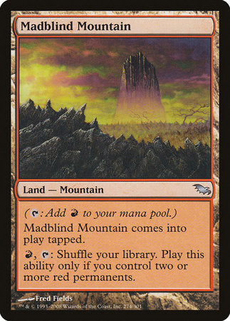 Madblind Mountain [Shadowmoor] | Cards and Coasters CA