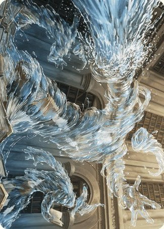 Splashy Spellcaster Art Card [Wilds of Eldraine Art Series] | Cards and Coasters CA