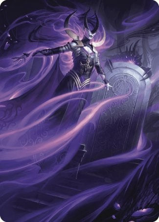 Ashiok, Wicked Manipulator Art Card (10/81) [Wilds of Eldraine Art Series] | Cards and Coasters CA