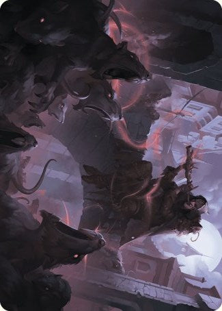 Gnawing Crescendo Art Card [Wilds of Eldraine Art Series] | Cards and Coasters CA
