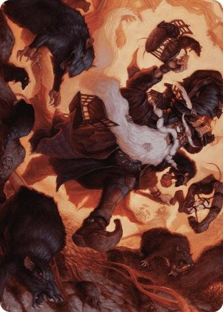 Tattered Ratter Art Card [Wilds of Eldraine Art Series] | Cards and Coasters CA