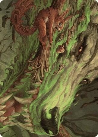 Leaping Ambush Art Card [Wilds of Eldraine Art Series] | Cards and Coasters CA