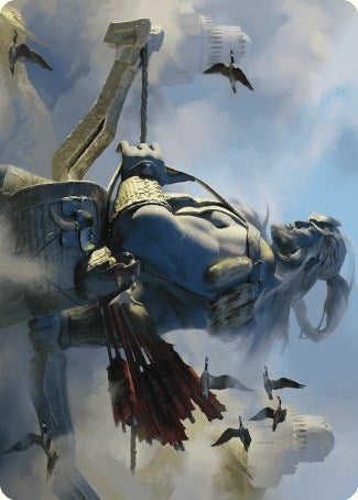 Skybeast Tracker Art Card [Wilds of Eldraine Art Series] | Cards and Coasters CA