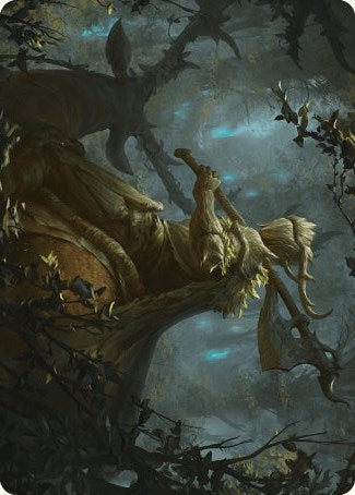 Verdant Outrider Art Card [Wilds of Eldraine Art Series] | Cards and Coasters CA