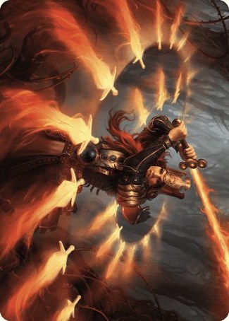 Heartflame Duelist Art Card [Wilds of Eldraine Art Series] | Cards and Coasters CA
