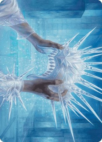 Hylda's Crown of Winter Art Card [Wilds of Eldraine Art Series] | Cards and Coasters CA