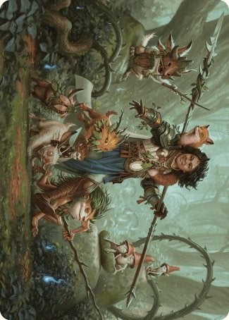 Ellivere of the Wild Court Art Card [Wilds of Eldraine Art Series] | Cards and Coasters CA