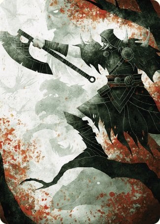 Garruk's Uprising Art Card [Wilds of Eldraine Art Series] | Cards and Coasters CA