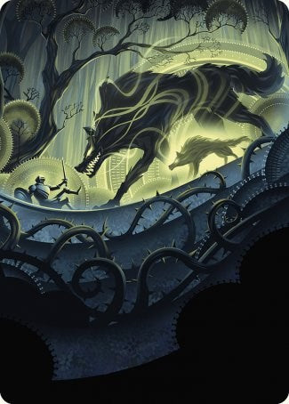Unnatural Growth Art Card [Wilds of Eldraine Art Series] | Cards and Coasters CA