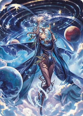 Omniscience Anime Art Card [Wilds of Eldraine Art Series] | Cards and Coasters CA