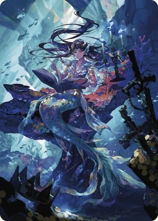 Rhystic Study Art Card [Wilds of Eldraine Art Series] | Cards and Coasters CA