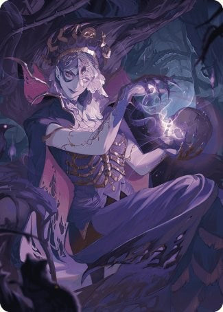 Necropotence Art Card [Wilds of Eldraine Art Series] | Cards and Coasters CA