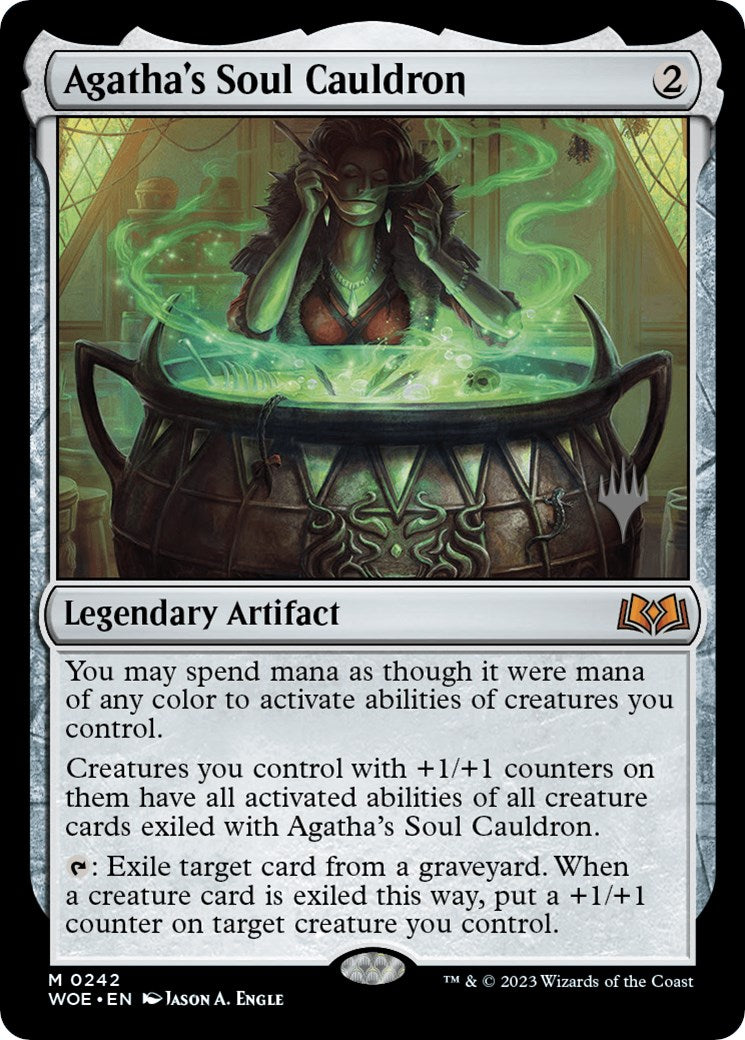 Agatha's Soul Cauldron (Promo Pack) [Wilds of Eldraine Promos] | Cards and Coasters CA