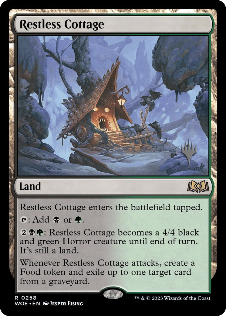 Restless Cottage (Promo Pack) [Wilds of Eldraine Promos] | Cards and Coasters CA