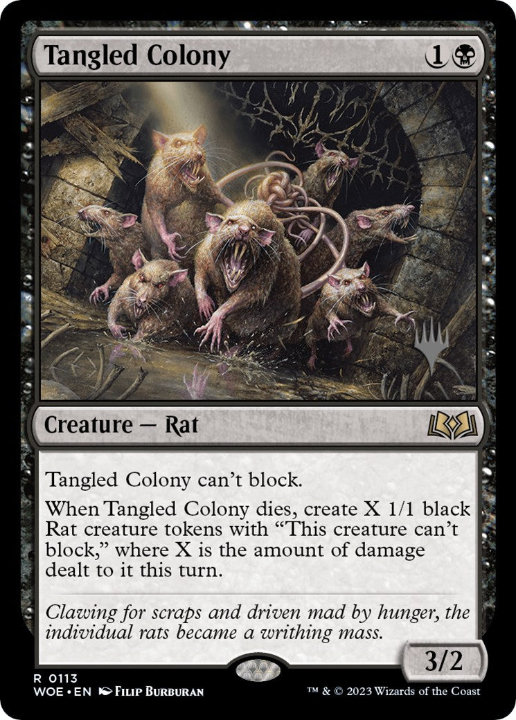 Tangled Colony (Promo Pack) [Wilds of Eldraine Promos] | Cards and Coasters CA