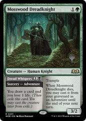 Mosswood Dreadknight // Dread Whispers (Promo Pack) [Wilds of Eldraine Promos] | Cards and Coasters CA