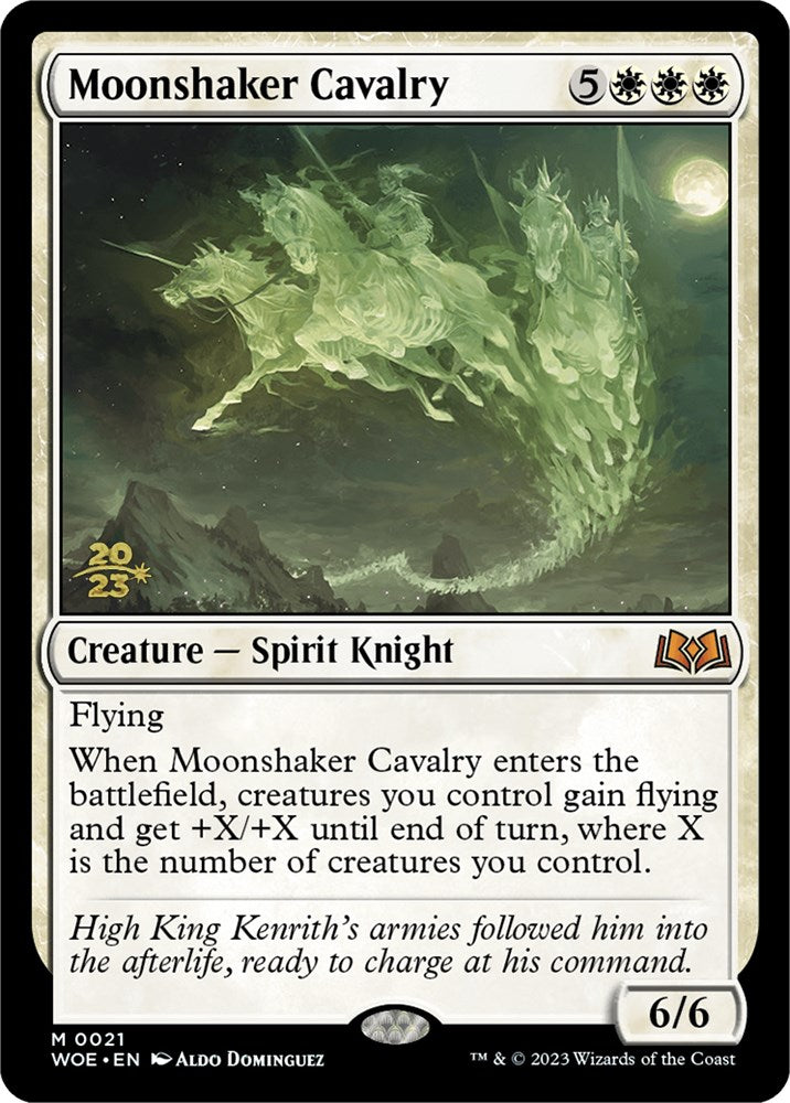 Moonshaker Cavalry [Wilds of Eldraine Prerelease Promos] | Cards and Coasters CA