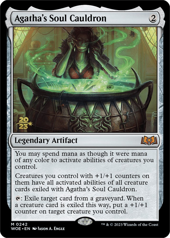 Agatha's Soul Cauldron [Wilds of Eldraine Prerelease Promos] | Cards and Coasters CA
