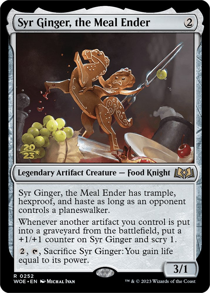 Syr Ginger, the Meal Ender [Wilds of Eldraine Prerelease Promos] | Cards and Coasters CA