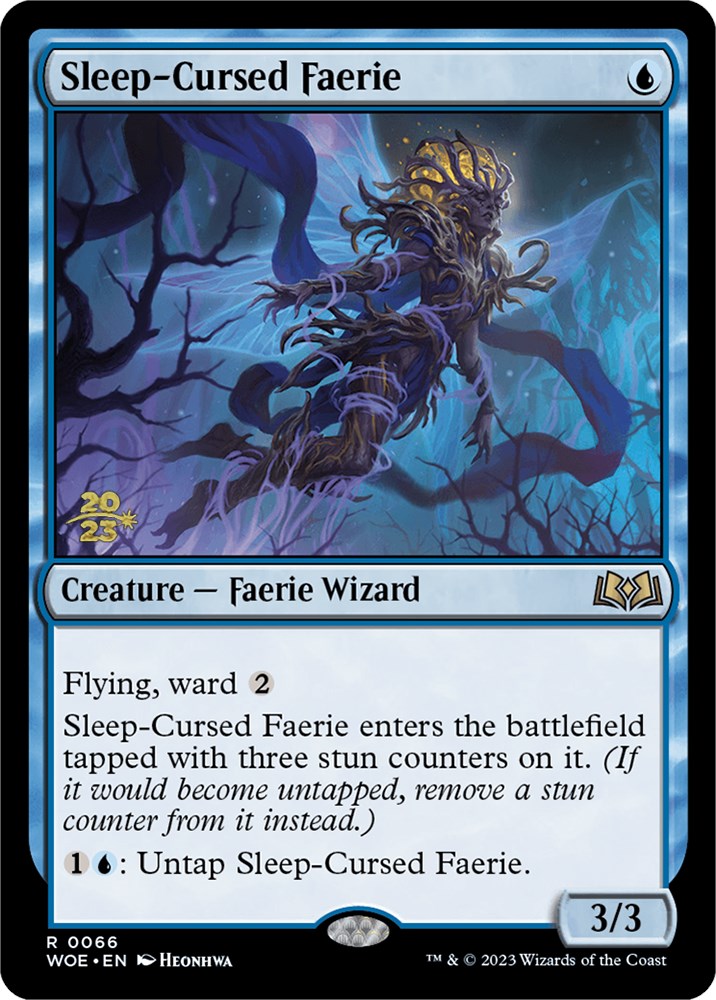 Sleep-Cursed Faerie [Wilds of Eldraine Prerelease Promos] | Cards and Coasters CA