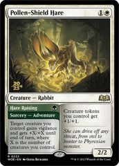 Pollen-Shield Hare // Hare Raising (Promo Pack) [Wilds of Eldraine Promos] | Cards and Coasters CA