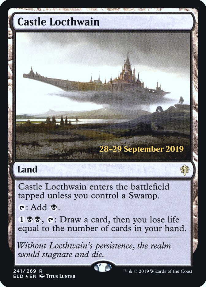 Castle Locthwain  [Throne of Eldraine Prerelease Promos] | Cards and Coasters CA