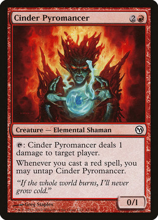 Cinder Pyromancer [Duels of the Planeswalkers] | Cards and Coasters CA