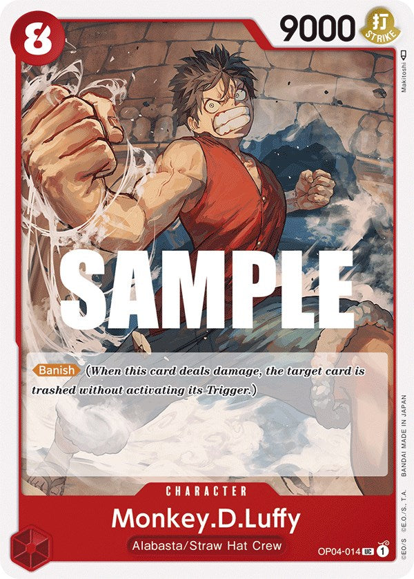 Monkey.D.Luffy [Kingdoms of Intrigue] | Cards and Coasters CA