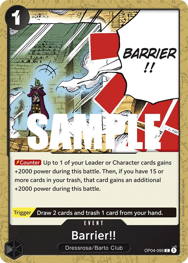 Barrier!! [Kingdoms of Intrigue] | Cards and Coasters CA