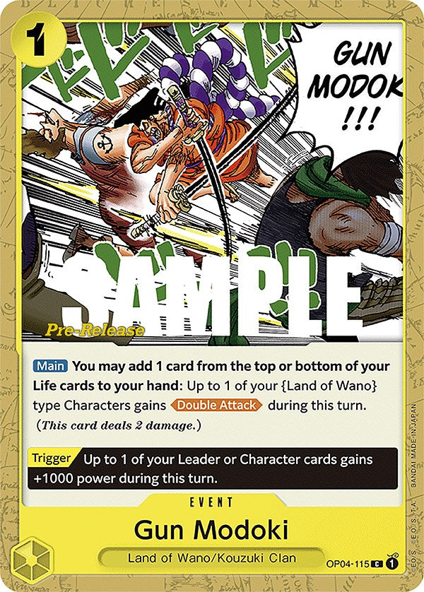 Gun Modoki [Kingdoms of Intrigue Pre-Release Cards] | Cards and Coasters CA