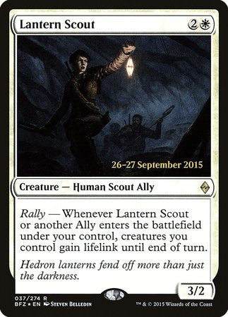 Lantern Scout [Battle for Zendikar Promos] | Cards and Coasters CA