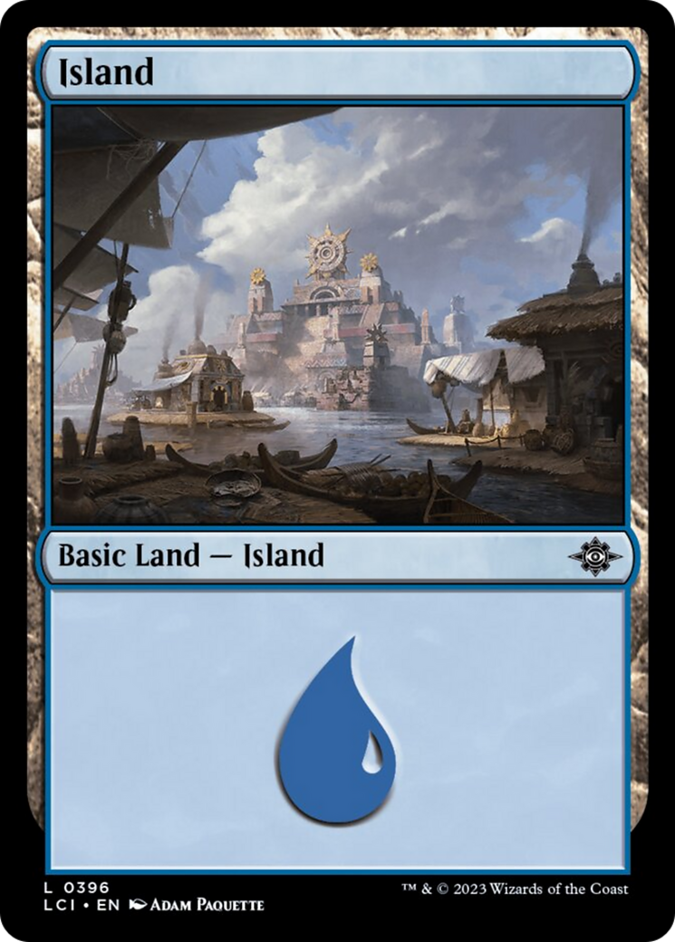 Island (0396) [The Lost Caverns of Ixalan] | Cards and Coasters CA