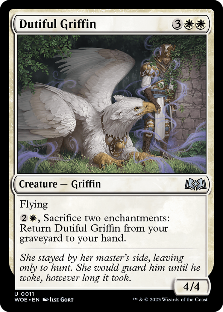 Dutiful Griffin [Wilds of Eldraine] | Cards and Coasters CA