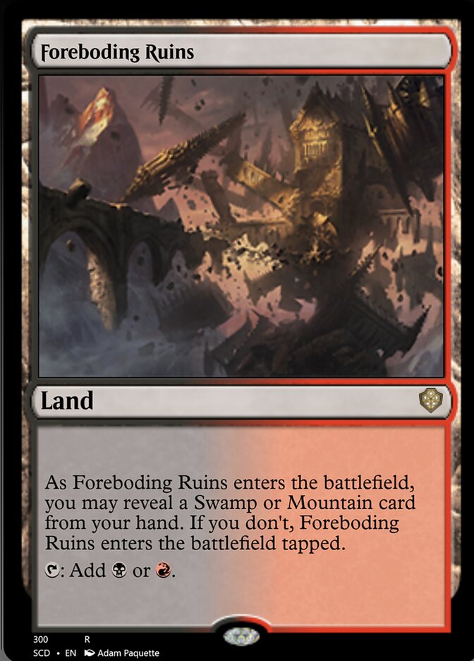 Foreboding Ruins [Starter Commander Decks] | Cards and Coasters CA