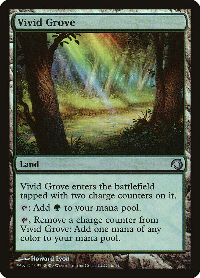 Vivid Grove [Premium Deck Series: Slivers] | Cards and Coasters CA