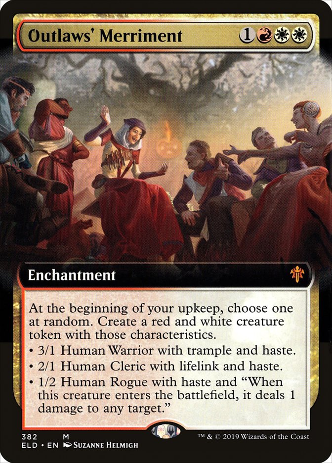 Outlaws' Merriment (Extended Art) [Throne of Eldraine] | Cards and Coasters CA