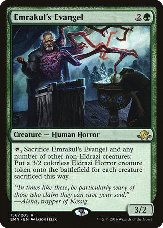 Emrakul's Evangel [Eldritch Moon] | Cards and Coasters CA