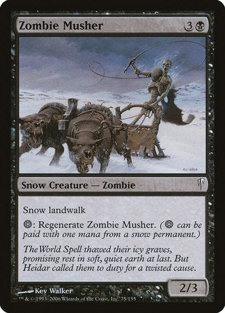 Zombie Musher [Coldsnap] | Cards and Coasters CA