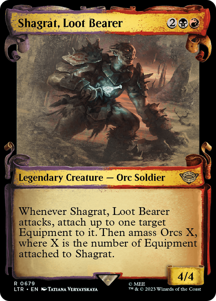 Shagrat, Loot Bearer [The Lord of the Rings: Tales of Middle-Earth Showcase Scrolls] | Cards and Coasters CA