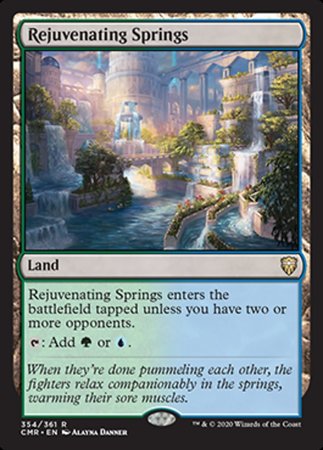 Rejuvenating Springs [Commander Legends] | Cards and Coasters CA